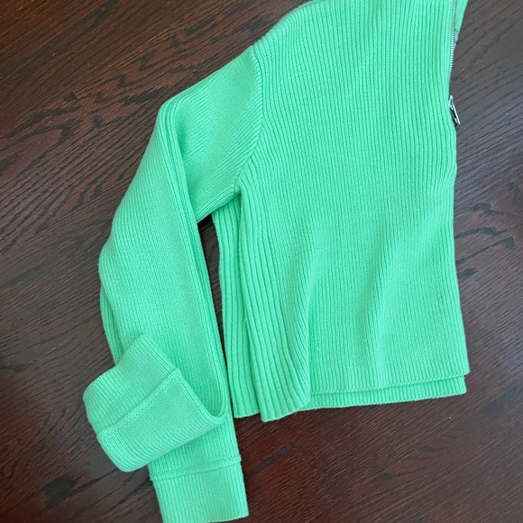 Urban Outfitters XS Cotton Blend Ribbed Crop Sweater - Picture 3 of 6